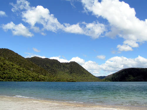 Blue Lake, Rotorua,  New Zealand