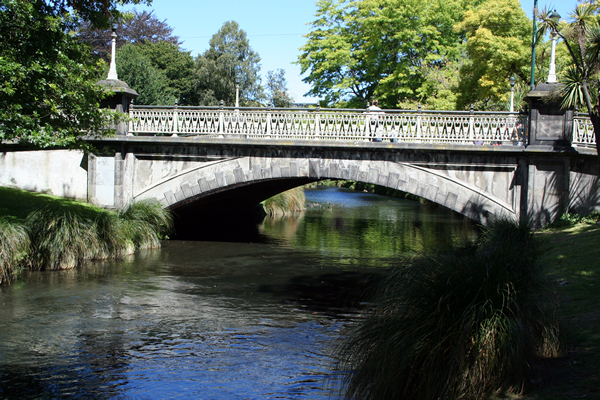 Bridge, Avon River,  Christchurch  